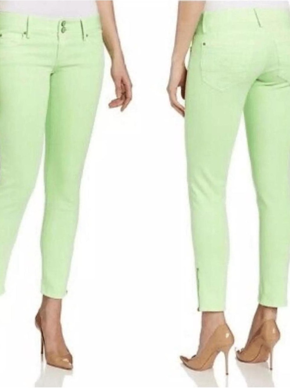 Lilly Pulitzer Worth Skinny Mini Zip Jeans